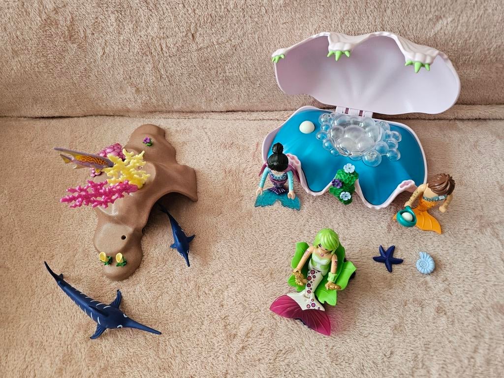 Playmobil  - coquillage magique et sirènes, Ophalen of Verzenden, Zo goed als nieuw