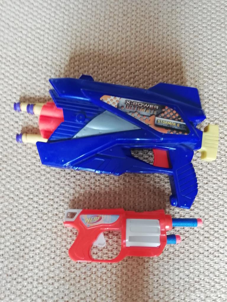 2 fusils Nerf, Enlèvement ou Envoi, Comme neuf