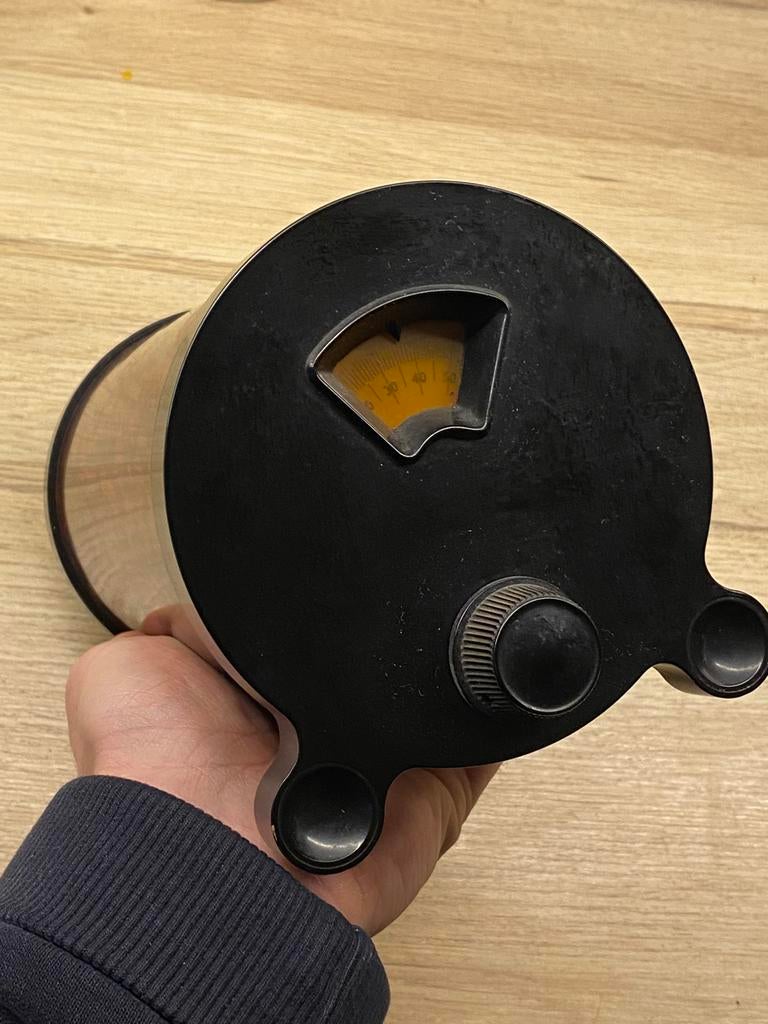 Philips Philector 4180, bakeliet, 1930, Knorretje, Ophalen of Verzenden, Zo goed als nieuw, Radio