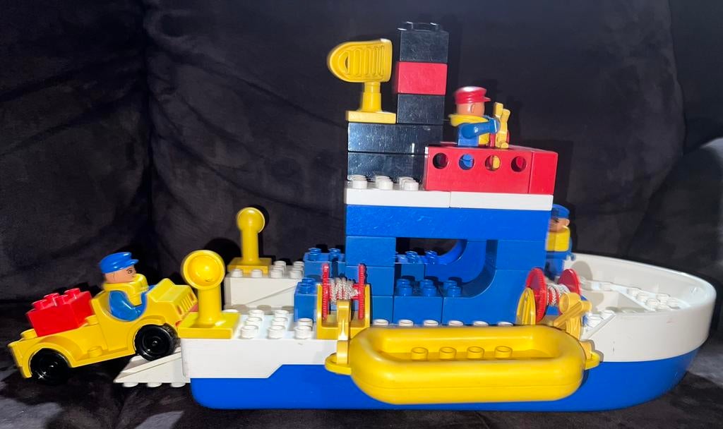 Bateau vintage Duplo Lego 2649, Enlèvement ou Envoi, Comme neuf, Ensemble complet, Duplo