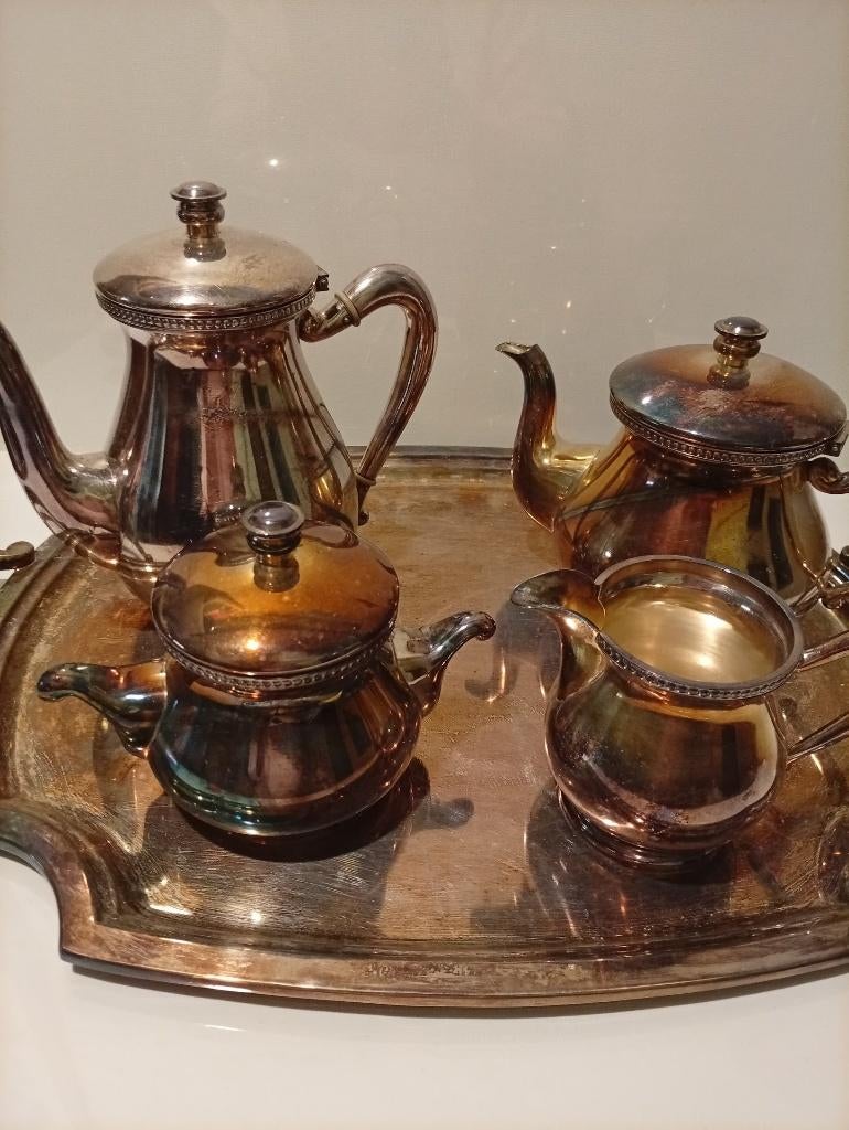 Service à café et thé, Antiquités & Art, Enlèvement, Argent