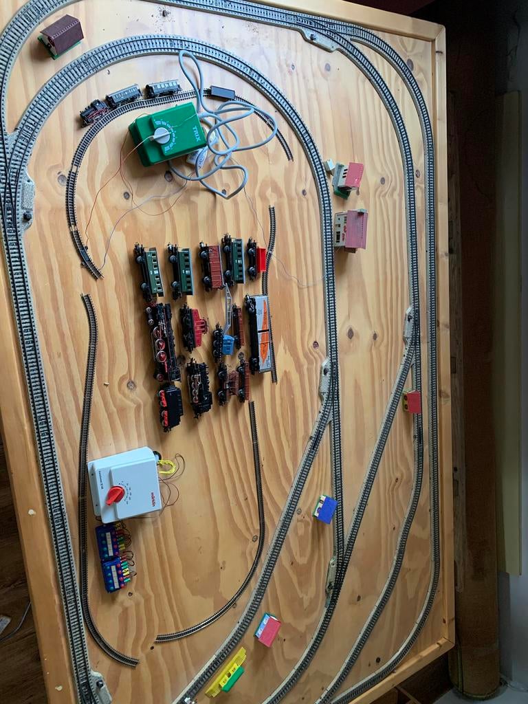 Markin treinset 1m94 x 1m26, Ophalen, Zo goed als nieuw, Treinset, Märklin