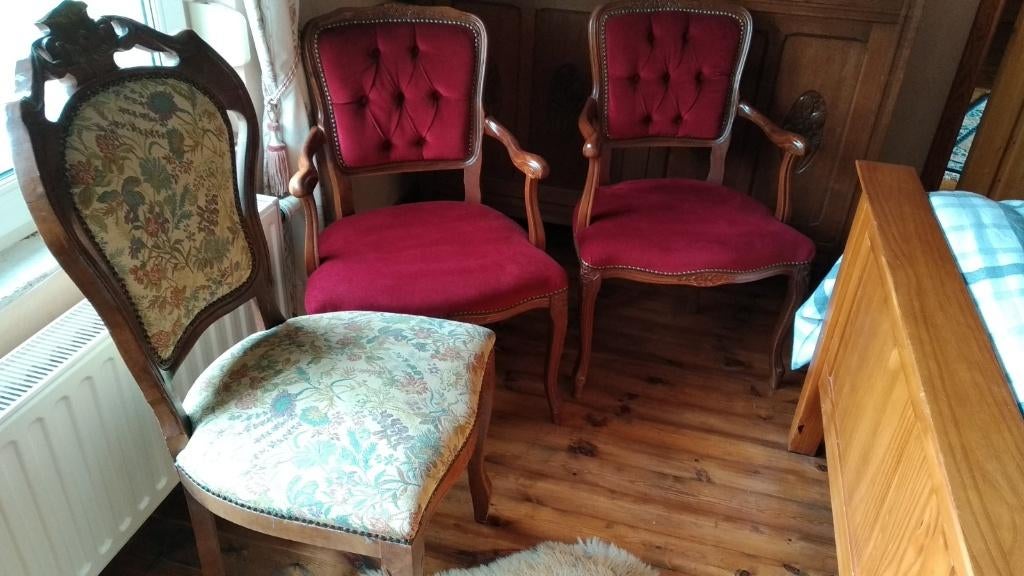 chaises (3), Trois, Autres couleurs, Enlèvement, Utilisé