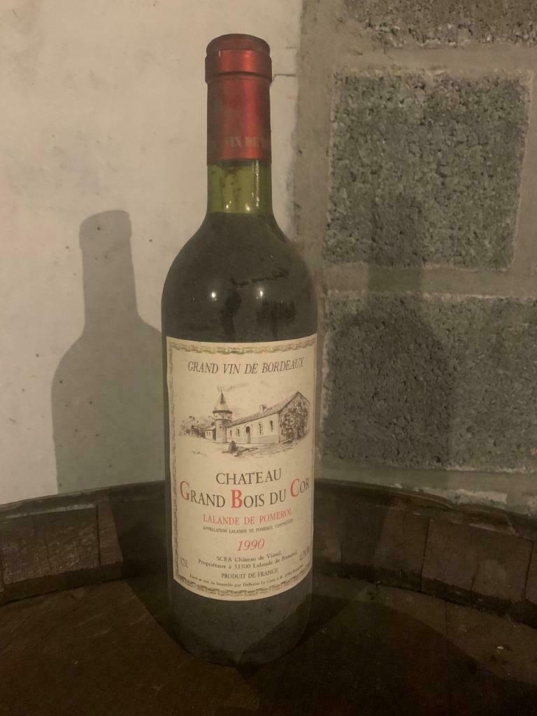Chateau Grand Bois du Cor - Lalande du Pomerol 1990, Ophalen, Frankrijk, Nieuw, Rode wijn