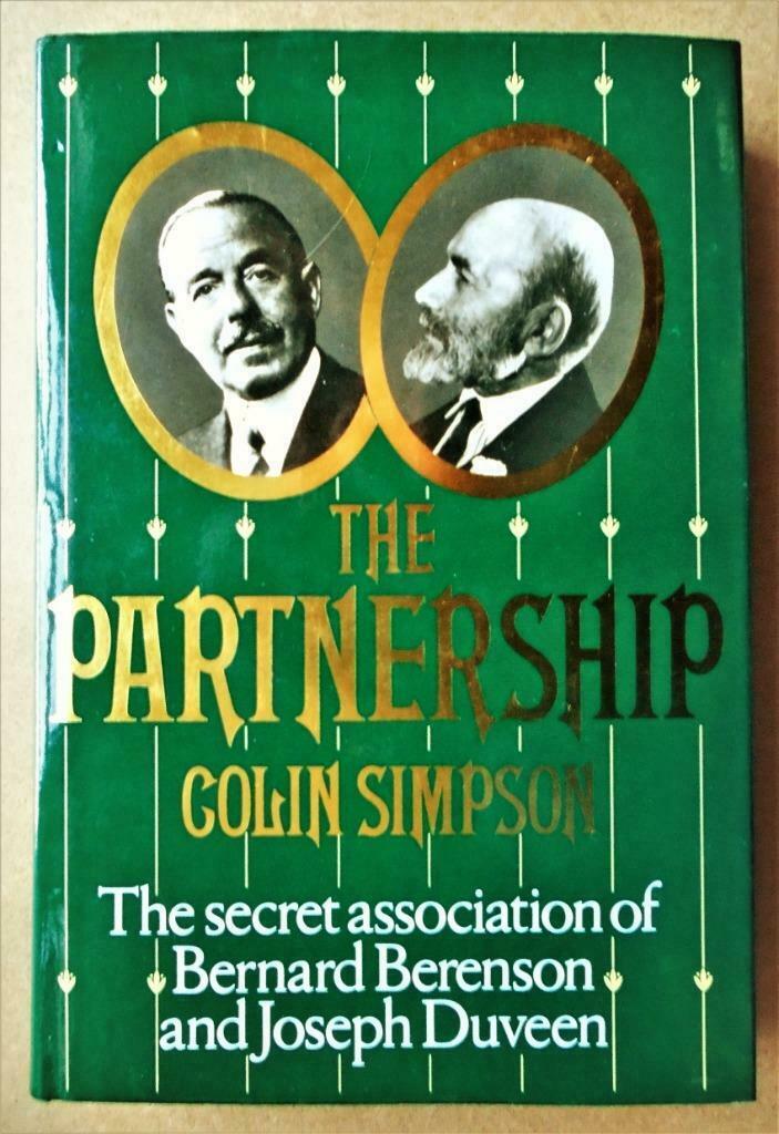 The Partnership: Bernard Berenson & Joseph Duveen - 1987, Livres, Biographies, Comme neuf, Art et Culture, Enlèvement ou Envoi
