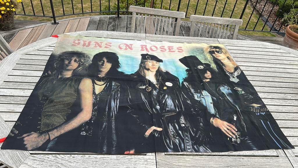 Vlag Guns N’ Roses, Verzamelen, Ophalen of Verzenden, Nieuw, Poster, Artwork of Schilderij