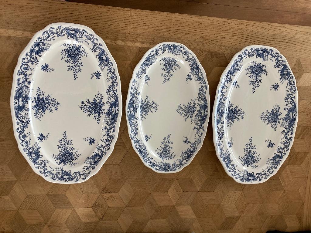VILLEROY & BOCH - modèle Valeria - 3 plats de service, Enlèvement