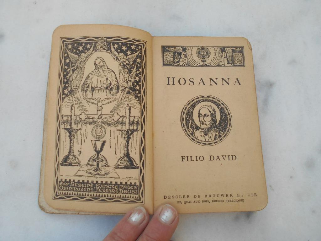 ancien livre religieux Hosanna 1936 Diocese Liege et Namur, Ophalen of Verzenden