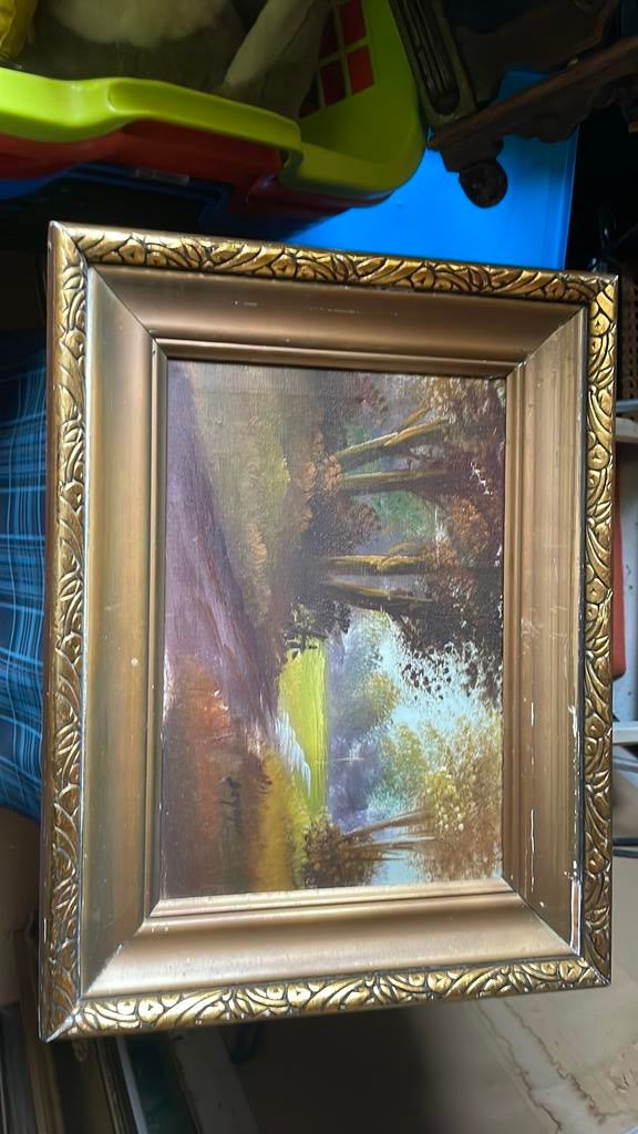 Mooie kader op doek, Antiek en Kunst, Ophalen