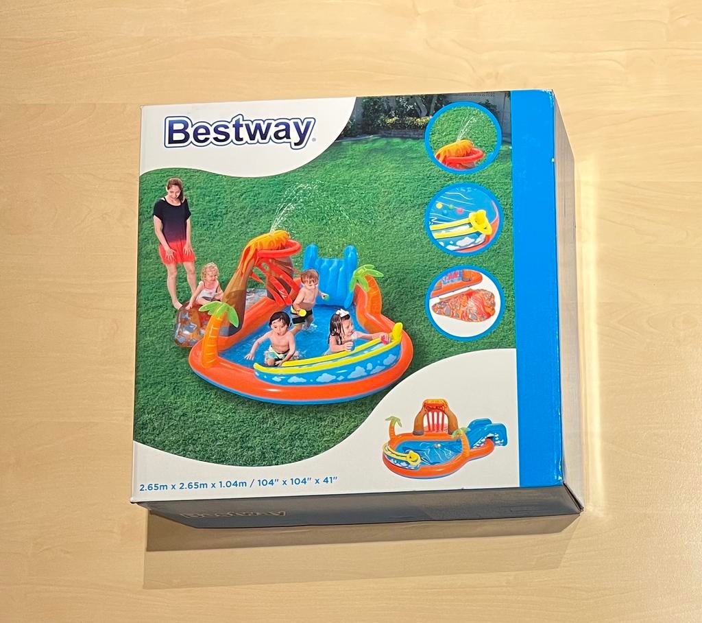 Bestway lava lagoon speelzwembad, Tuin en Terras, Ophalen, Nieuw