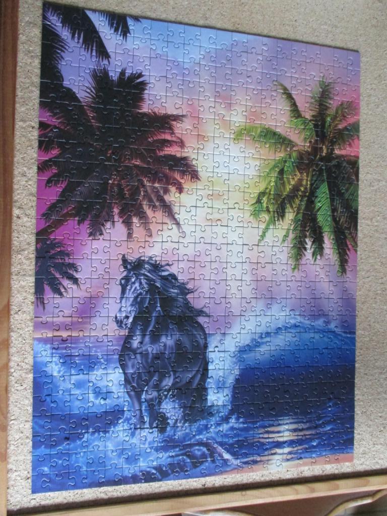 puzzel ravensburger zonsondergang 500, Enlèvement ou Envoi, 500 à 1500 pièces, Comme neuf, Puzzle