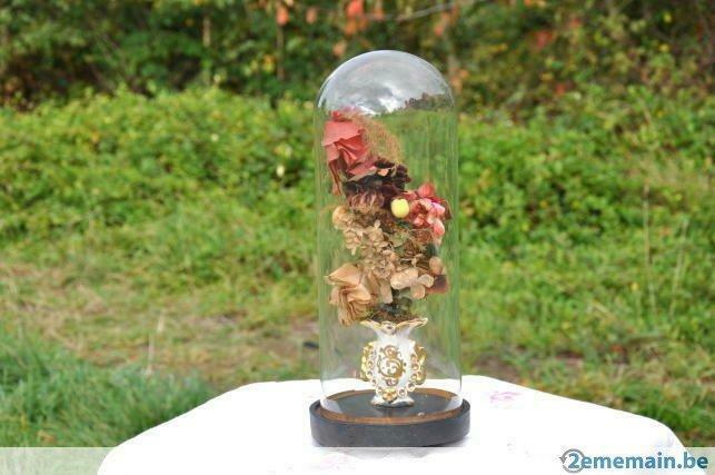 +vase religieux sous globe, Antiquités & Art, Enlèvement ou Envoi