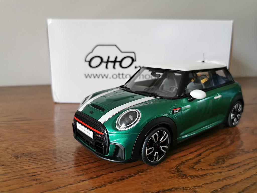 Mini Cooper F56 JCW British Racing Green 1/18, Enlèvement ou Envoi, Neuf, Voiture, OttOMobile