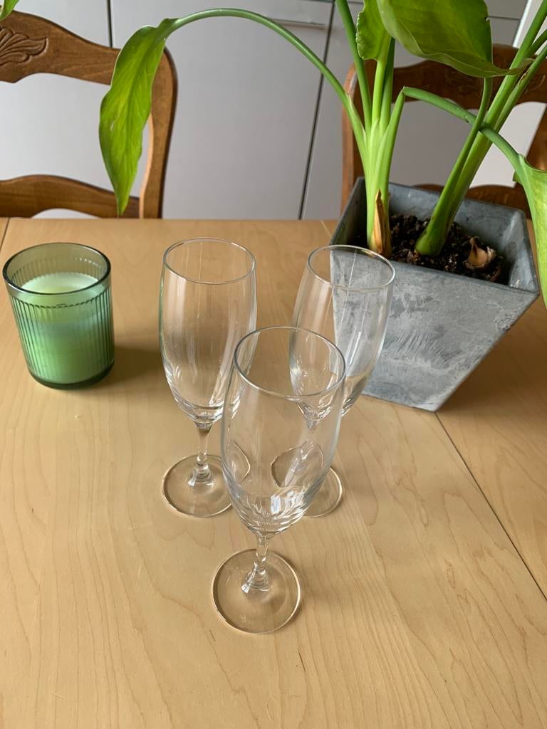 Flûtes à champagne cristal, Ophalen of Verzenden, Zo goed als nieuw, Overige typen
