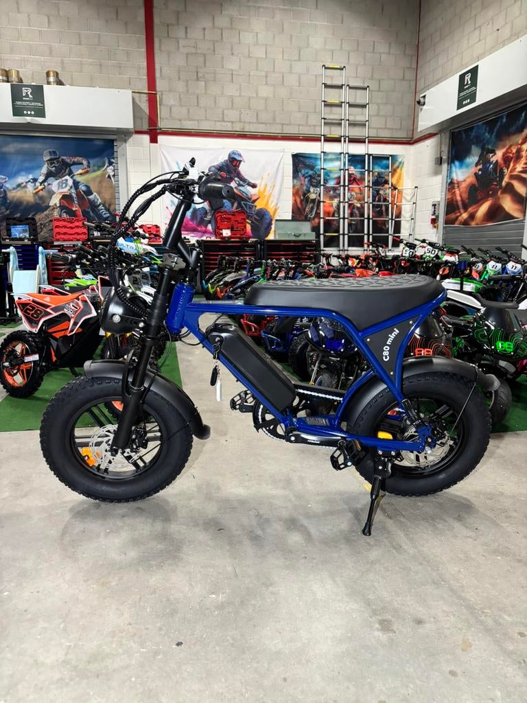 Nieuw Ouxi Elektrische Fiets Fatbike C80 Mini Blauw ! 2025, Ophalen of Verzenden, Nieuw