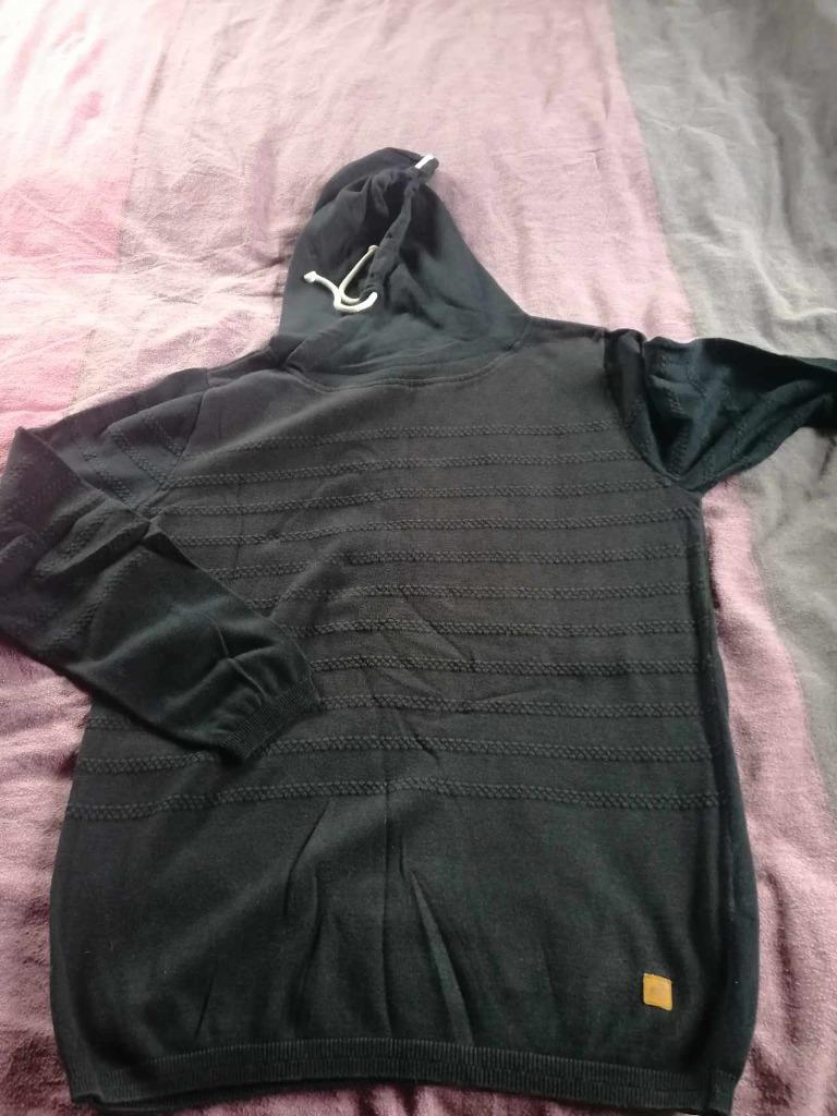 TRUI MET KAP BLAUW MERK JACK AND JONES – MAAT L – NIEUW, Maat 52/54 (L), Blauw, Nieuw, Ophalen of Verzenden