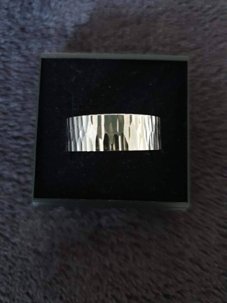 Nieuwe ring voor heren edelstaal maat 68, 20 of groter, IJzer of Staal, Heer, Nieuw