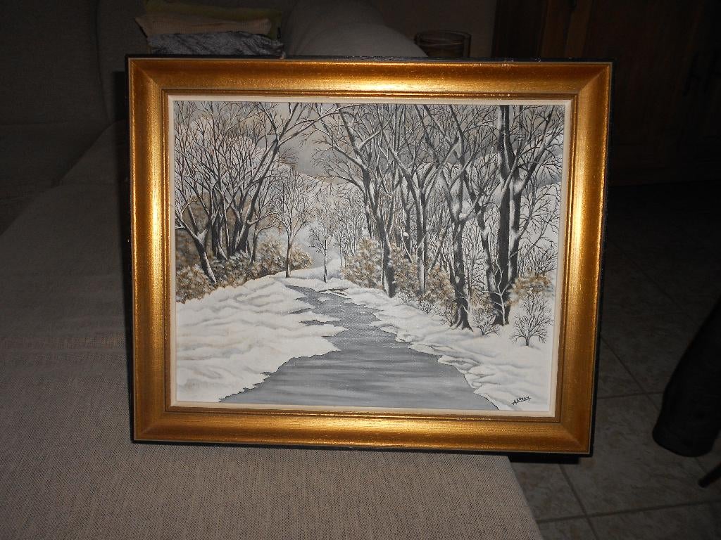 schilderij, Antiek en Kunst, Ophalen of Verzenden