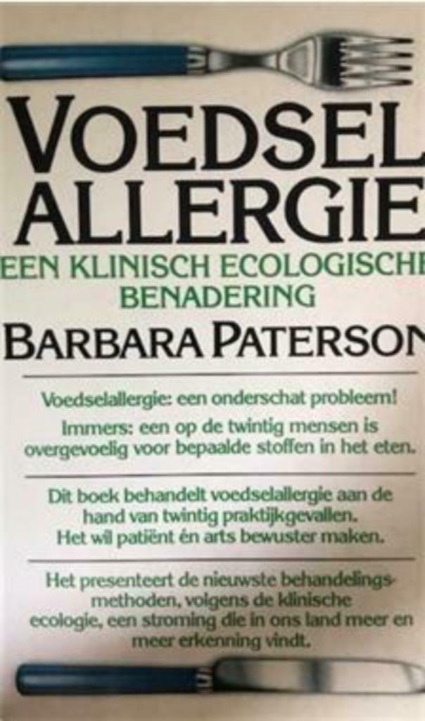 Voedselallergie, Barbara Paterson, Enlèvement ou Envoi, Utilisé