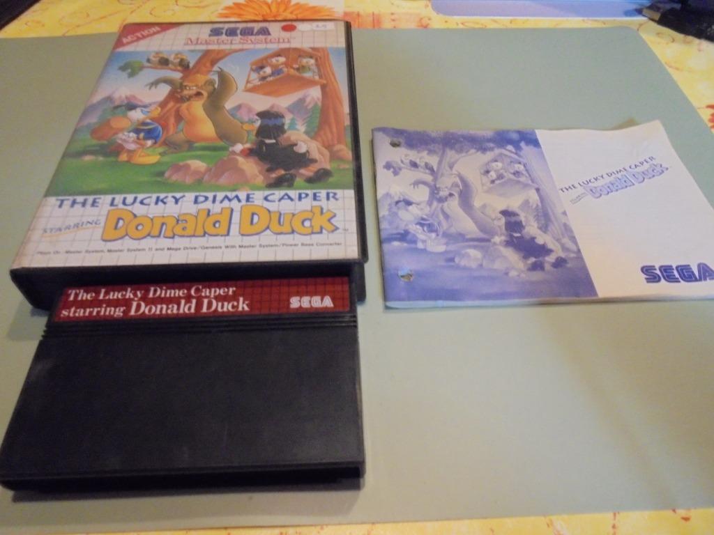Sega Master System The Lucky Dime Caper Donald Duck (CIB), 1 joueur, Enlèvement ou Envoi, Utilisé, Master System