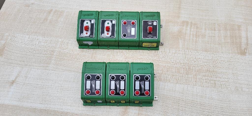 set fleischmann schakelaars 7 stuks, Ophalen of Verzenden, Gebruikt, Fleischmann