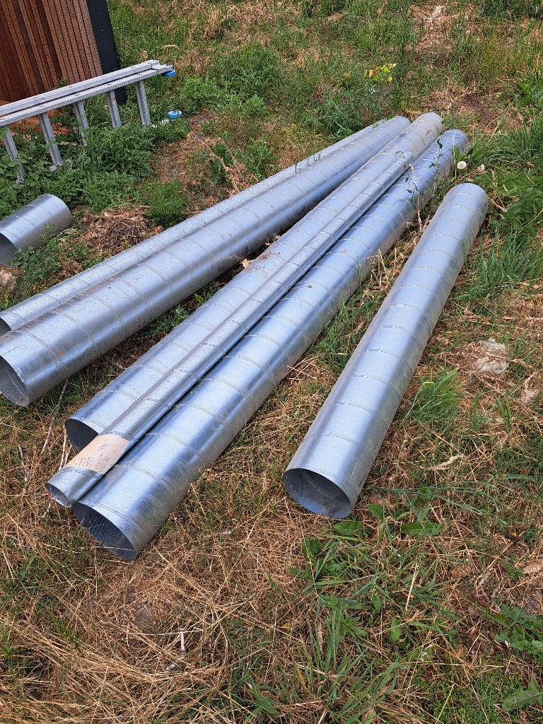 spiraalbuis ventilatie 200 mm, Bricolage & Construction, Ventilation & Extraction, Neuf, Enlèvement
