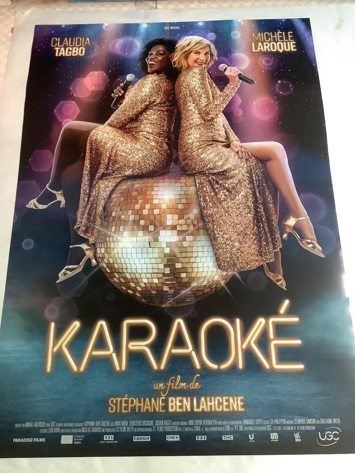 KARAOKE   FILMPOSTER   70-100 cm, Ophalen of Verzenden, Zo goed als nieuw