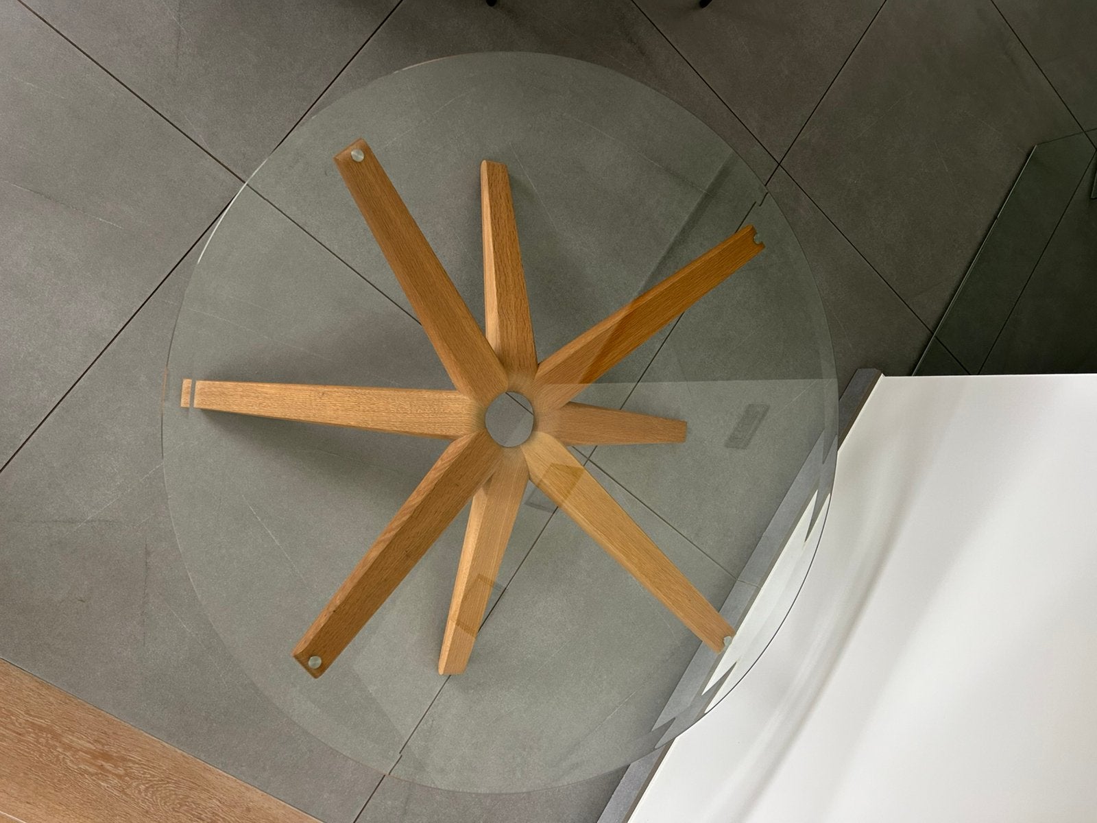 TEAM 7 STERN – Bekroonde design salontafel – Jacob Strobel, Enlèvement, Comme neuf, Rond