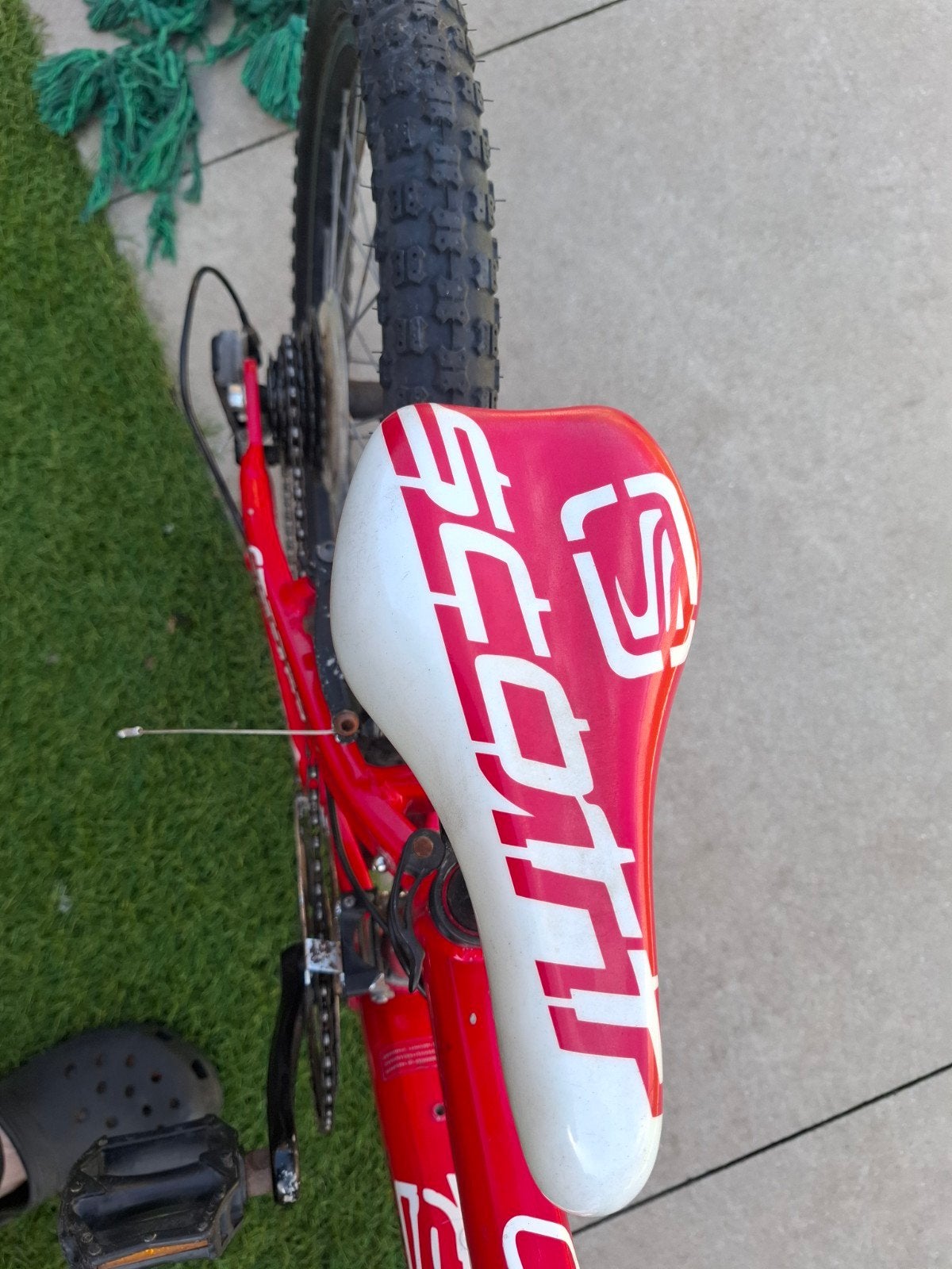 Scott kindermountainbike, Ophalen