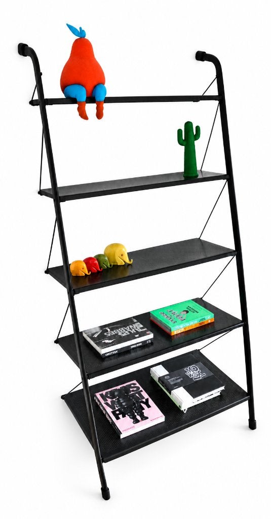 design wandrek jaren 80 - Vintage metalen rek, Huis en Inrichting, Ophalen, Gebruikt