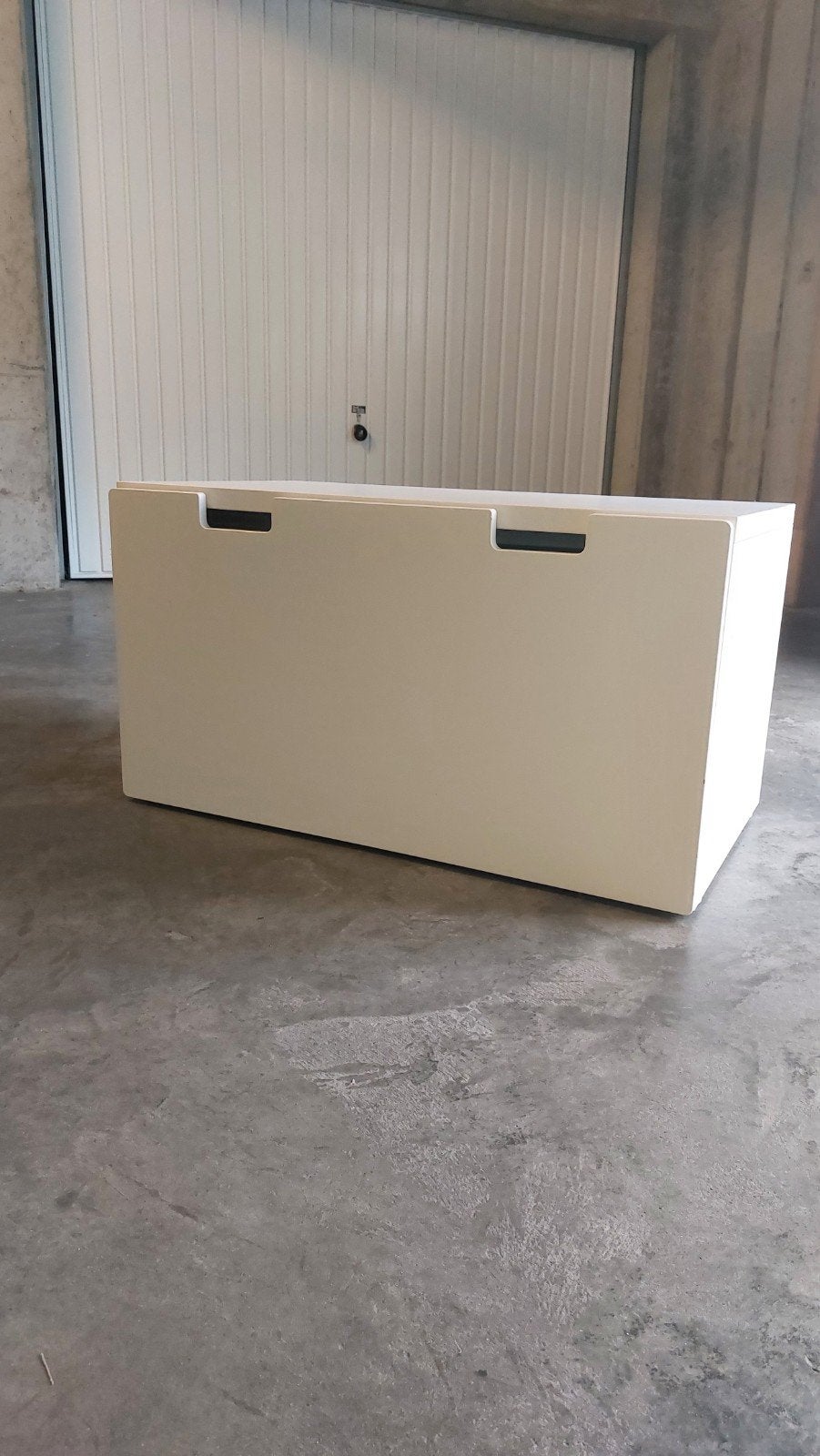 Opberglade met bank ikea stuva wit. Speelgoedopberger., 1 of 2 laden, Ophalen, Gebruikt