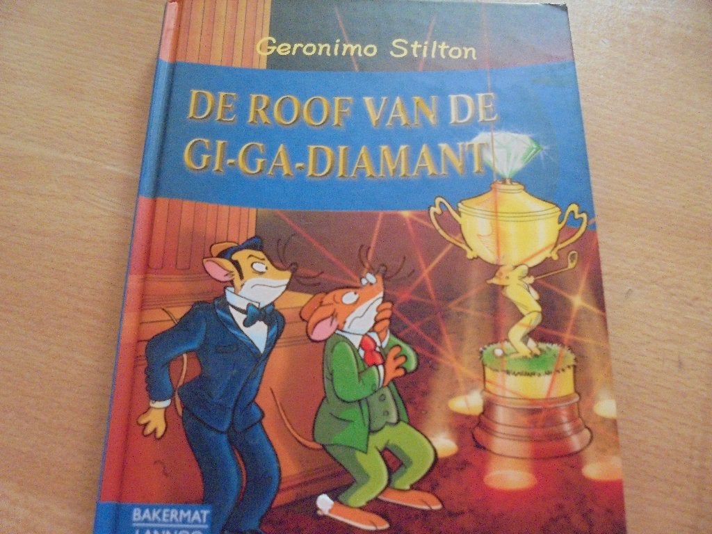 Geronimo Stilton De Roof Van De Gi-Ga-Diamant, Ophalen of Verzenden, Zo goed als nieuw, Geronimo Stilton