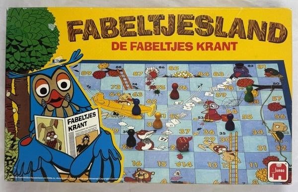 Jeu de plateau Jumbo Fabeltjesland Vintage Fabeltjeskrant 19, 1 ou 2 joueurs, Envoi, Comme neuf, Jumbo