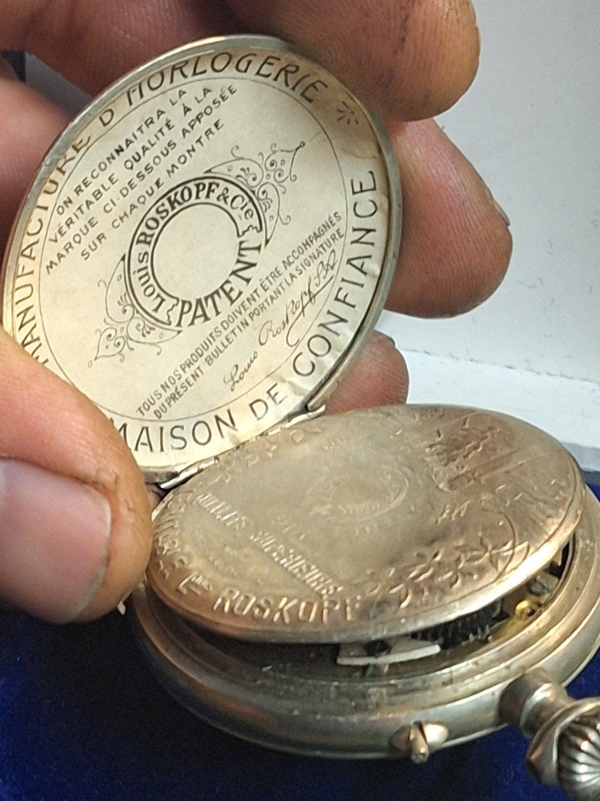 montre roskopf pour piece ou a restaurer, Enlèvement ou Envoi