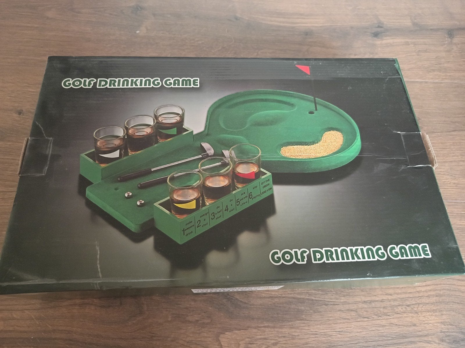 Golf drinking game (nieuw), Ophalen, Nieuw