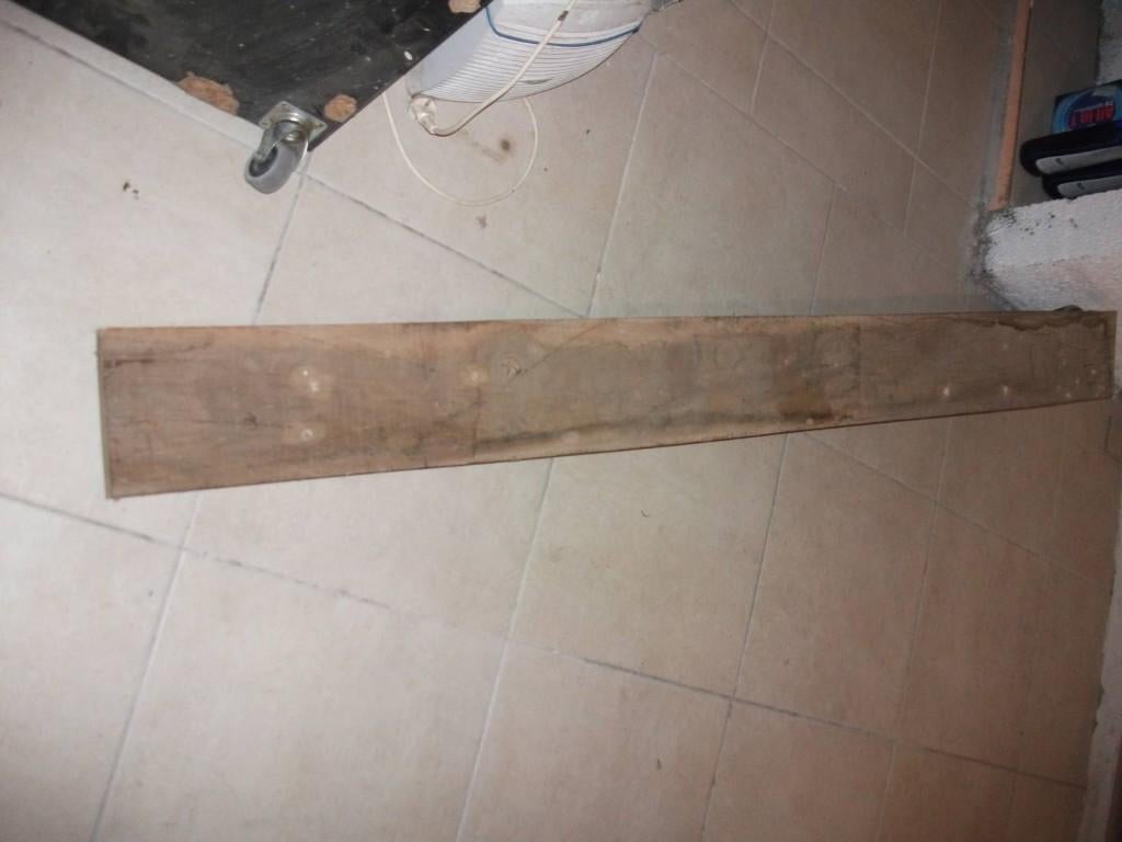eiken plank brut,187x17x4cm,, Doe-het-zelf en Bouw, Ophalen, Gebruikt, 25 tot 50 mm, Eiken
