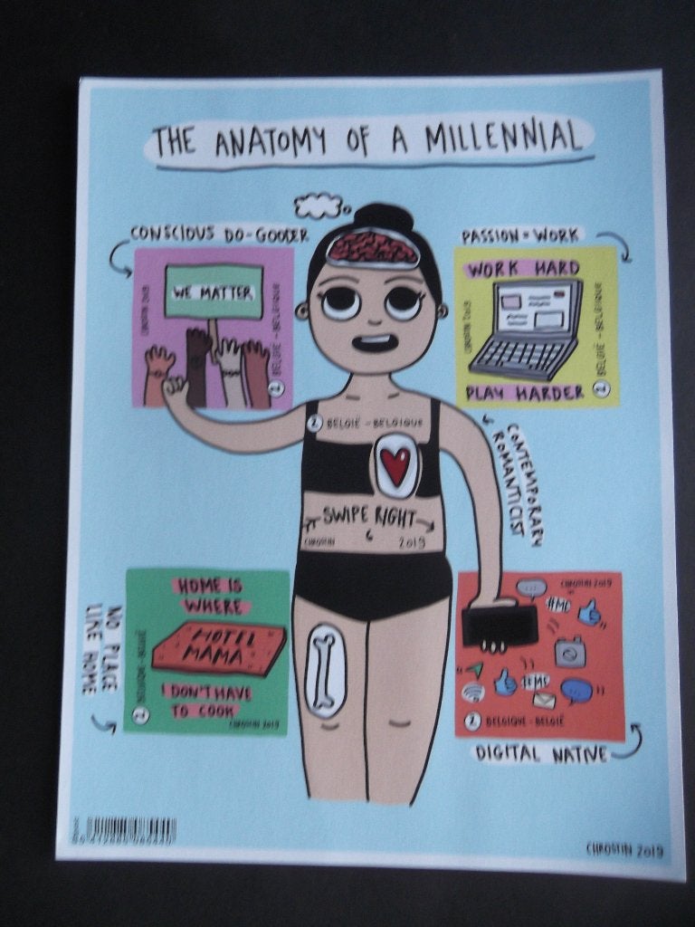 BL280 The anatomy of a millennial ON-ND, Enlèvement ou Envoi, Non oblitéré