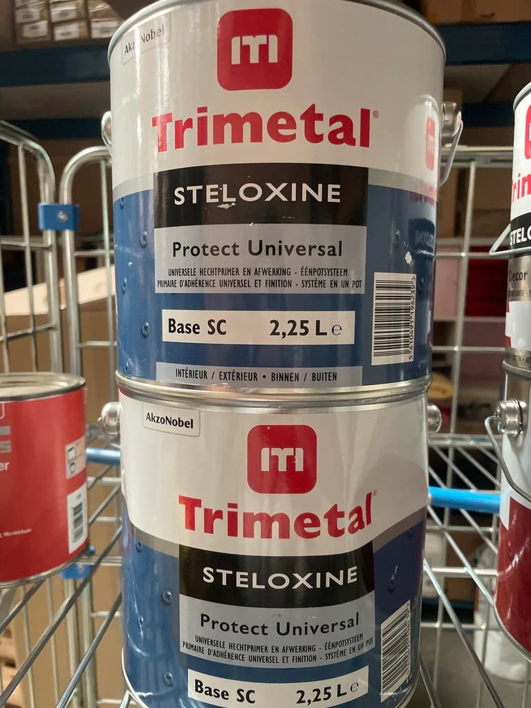 2 pots Trimetal Steloxine Protect Universal – 2,25 L – Neufs, Bricolage & Construction, Enlèvement ou Envoi, Peinture