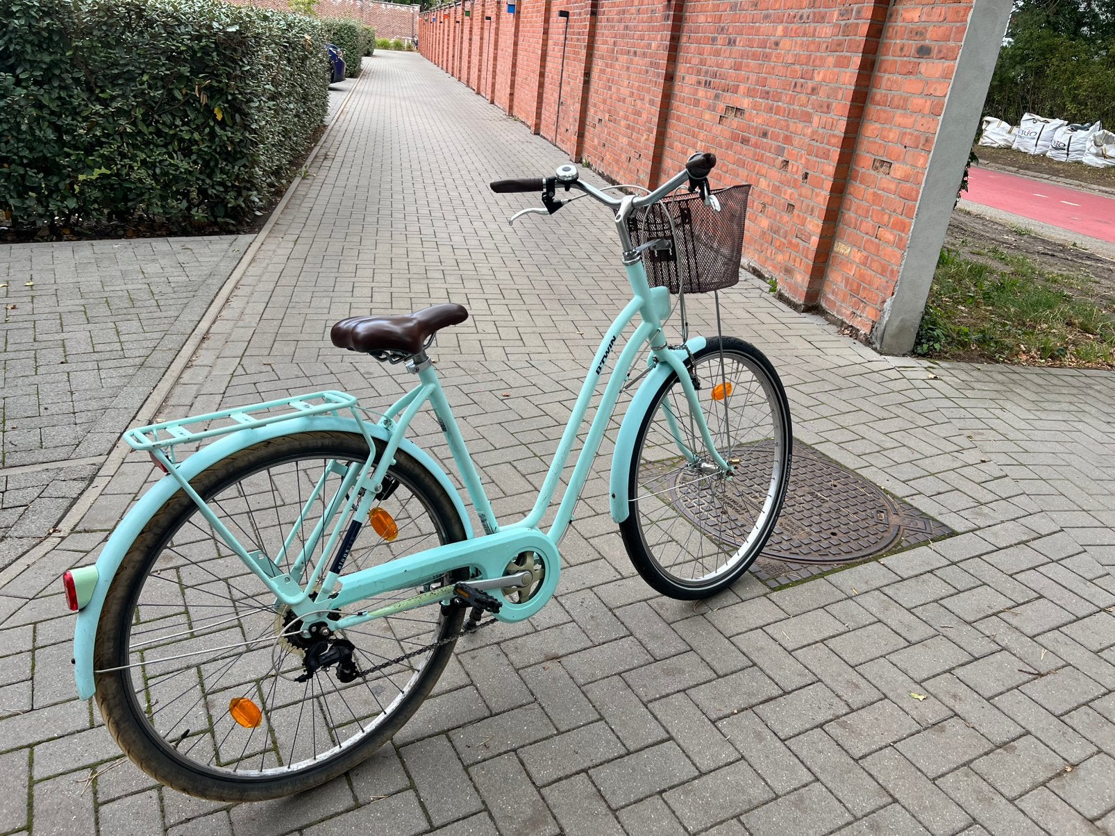 BTWIN vrouwenfiets, Velgrem, 47 tot 50 cm, Ophalen, Overige merken
