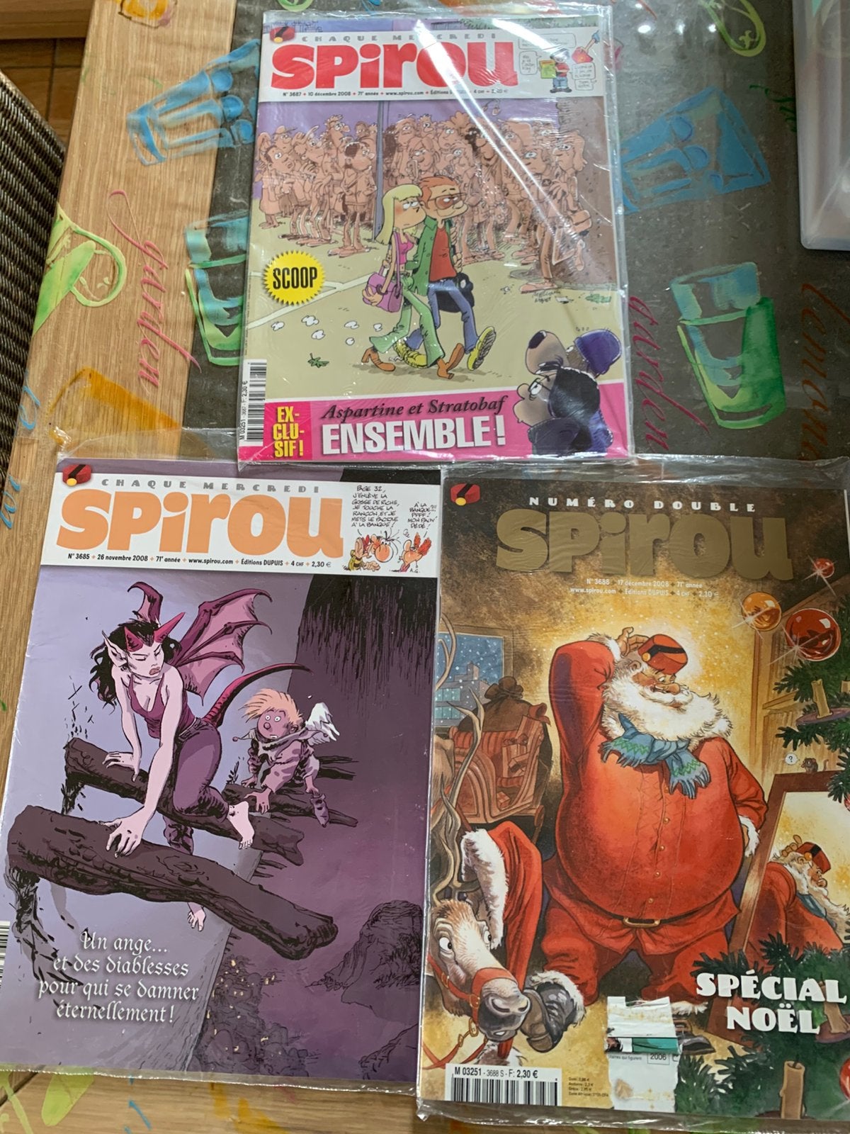 Urgent ! 3 BD Spirou 2008 sous blisters, Livres, Enlèvement, Neuf