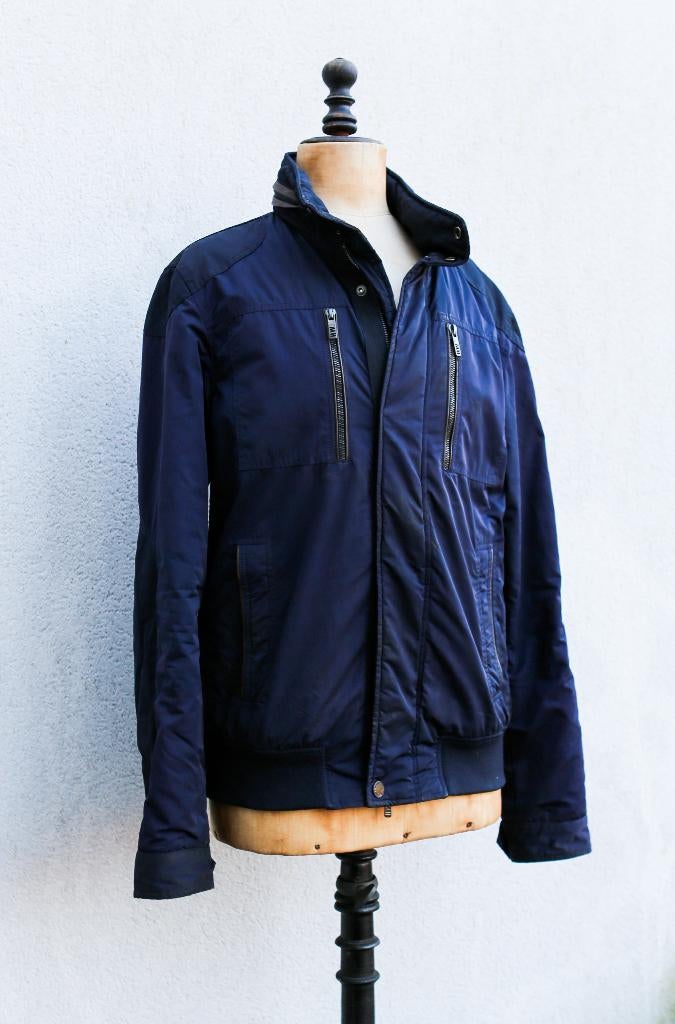 Leuke marineblauwe winterjas - Maat M - River Woods, Ophalen of Verzenden, Zo goed als nieuw, River woods, Maat 48/50 (M)