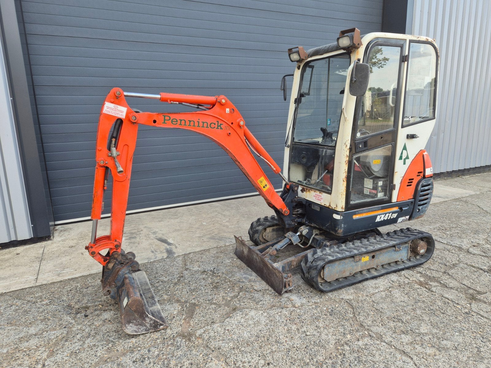Minipelle Kubota KX41-3V (Marge) 2011, Enlèvement