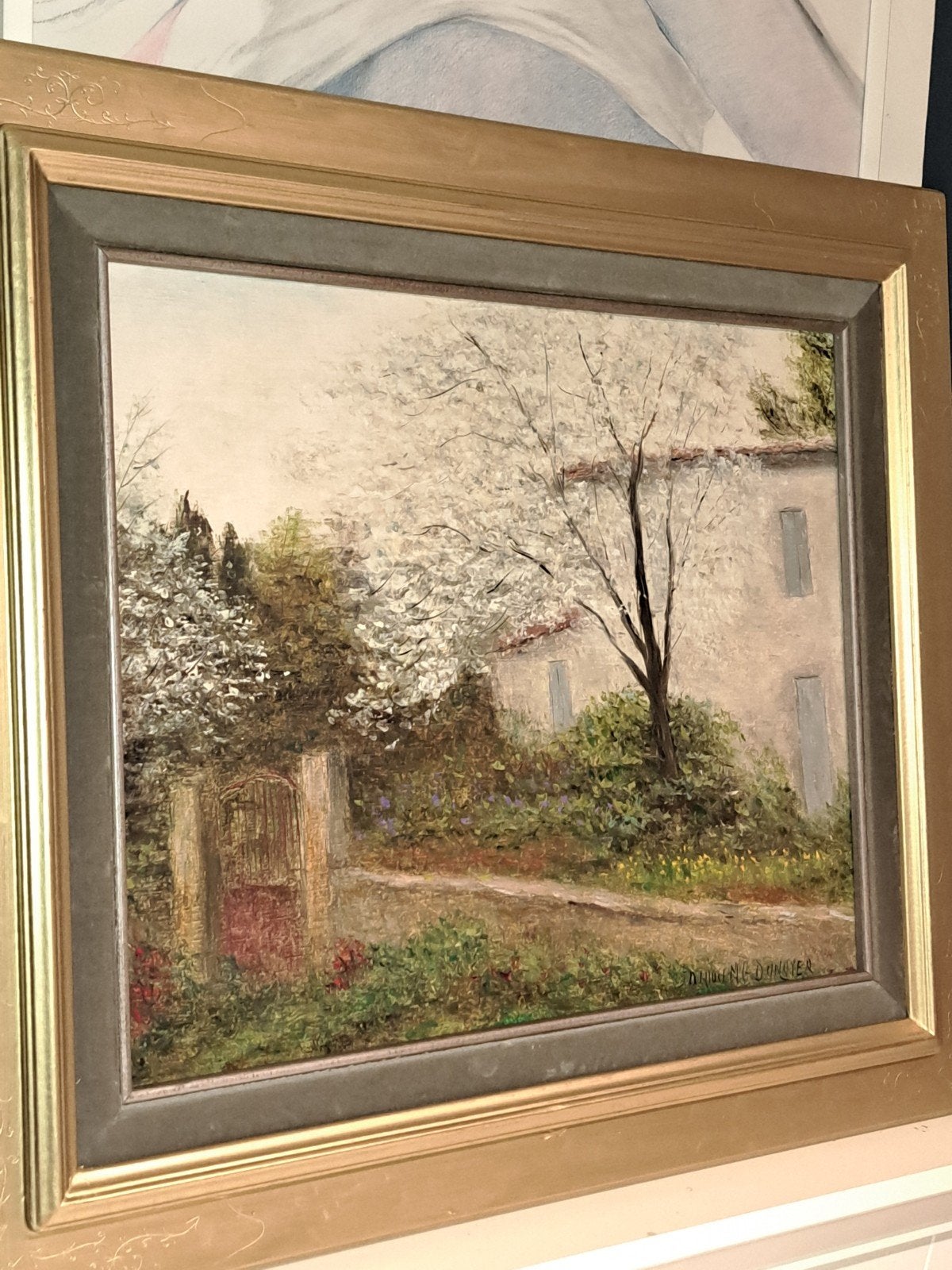 Aunthentique peinture à l'huile Jean michel  Dunoyer, Enlèvement, Peinture à l'huile