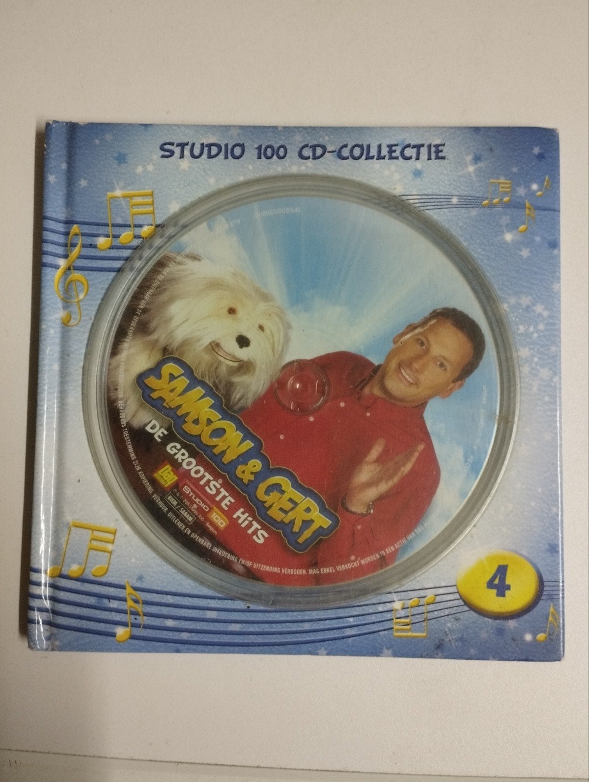 Een cd van Samson en Gert studeo100 cd collectie, Ophalen