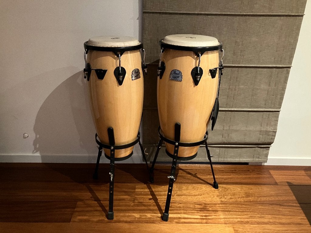Pearl conga’s, Muziek en Instrumenten, Ophalen, Zo goed als nieuw