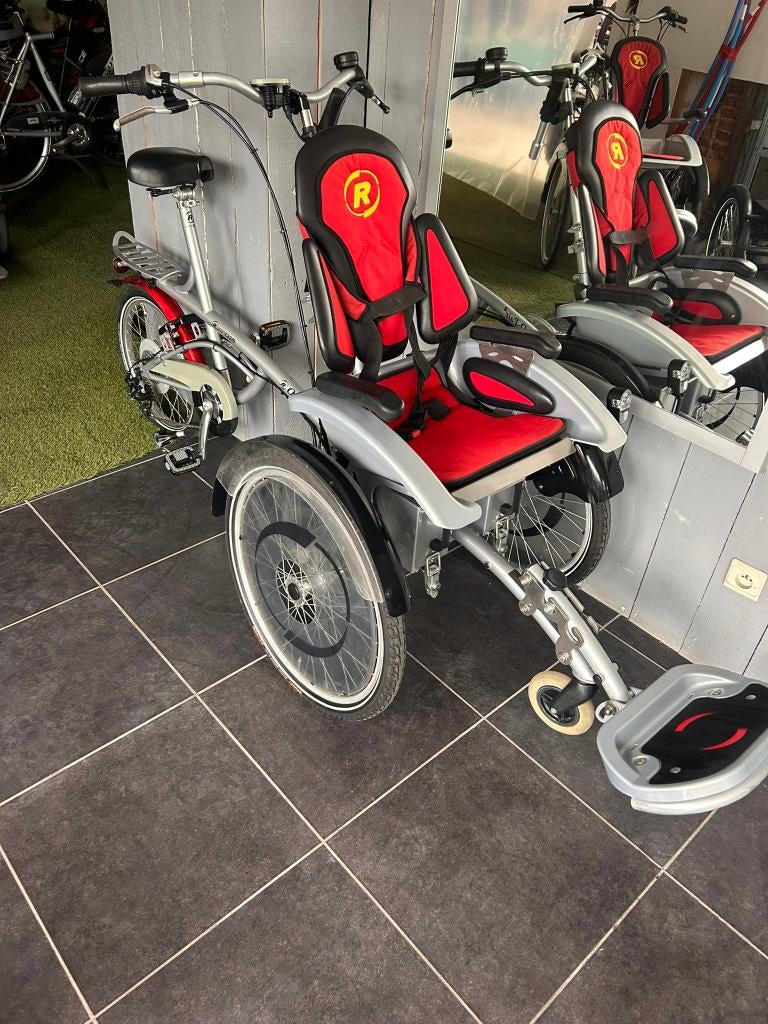 O Pair rolstoelfiets Heinzmann motor met deelbaar frame, Gebruikt, Versnellingen, Deels opvouwbaar, Ophalen