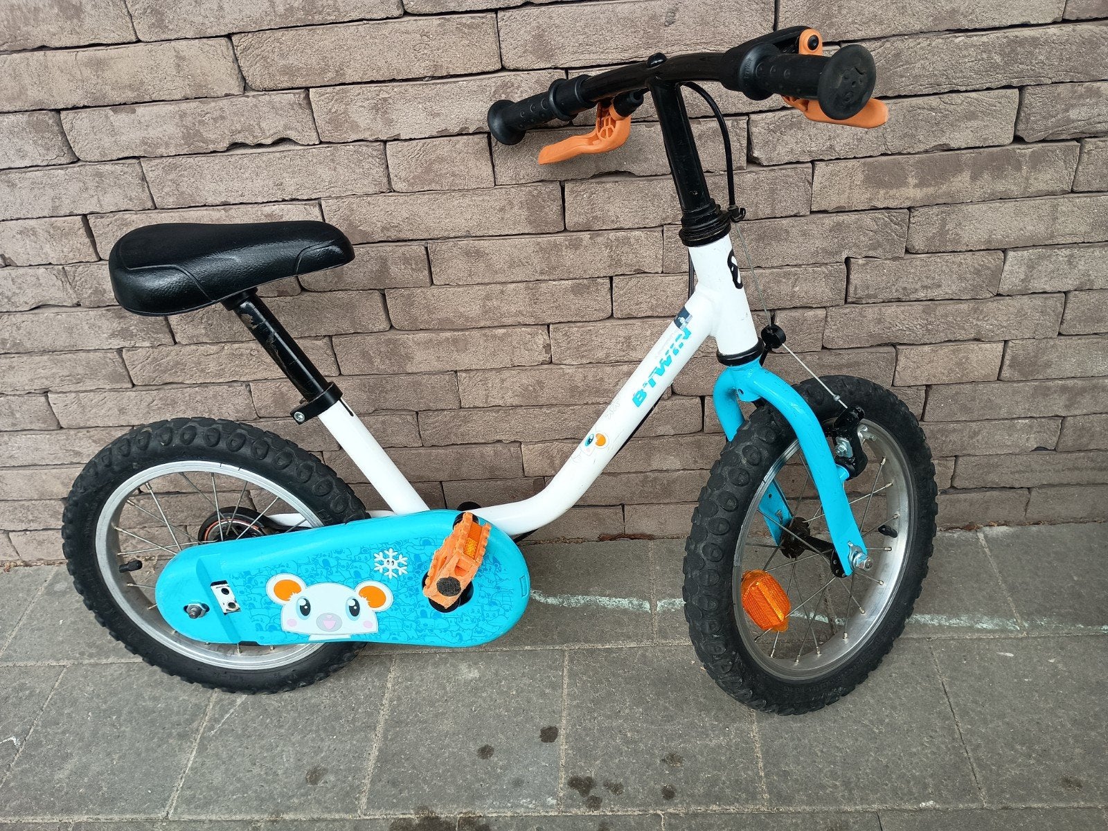 kinderfiets Btwin 14 inch, Fietsen en Brommers, Ophalen, Zijwieltjes