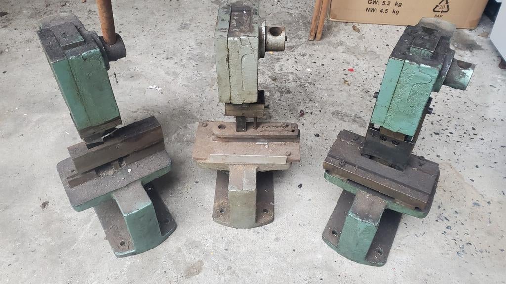 Lot de 3 Presses à découper TBE, Bricolage & Construction, Enlèvement