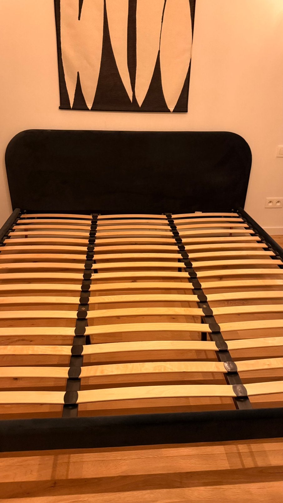 Bedframe, Enlèvement, Comme neuf, Bleu