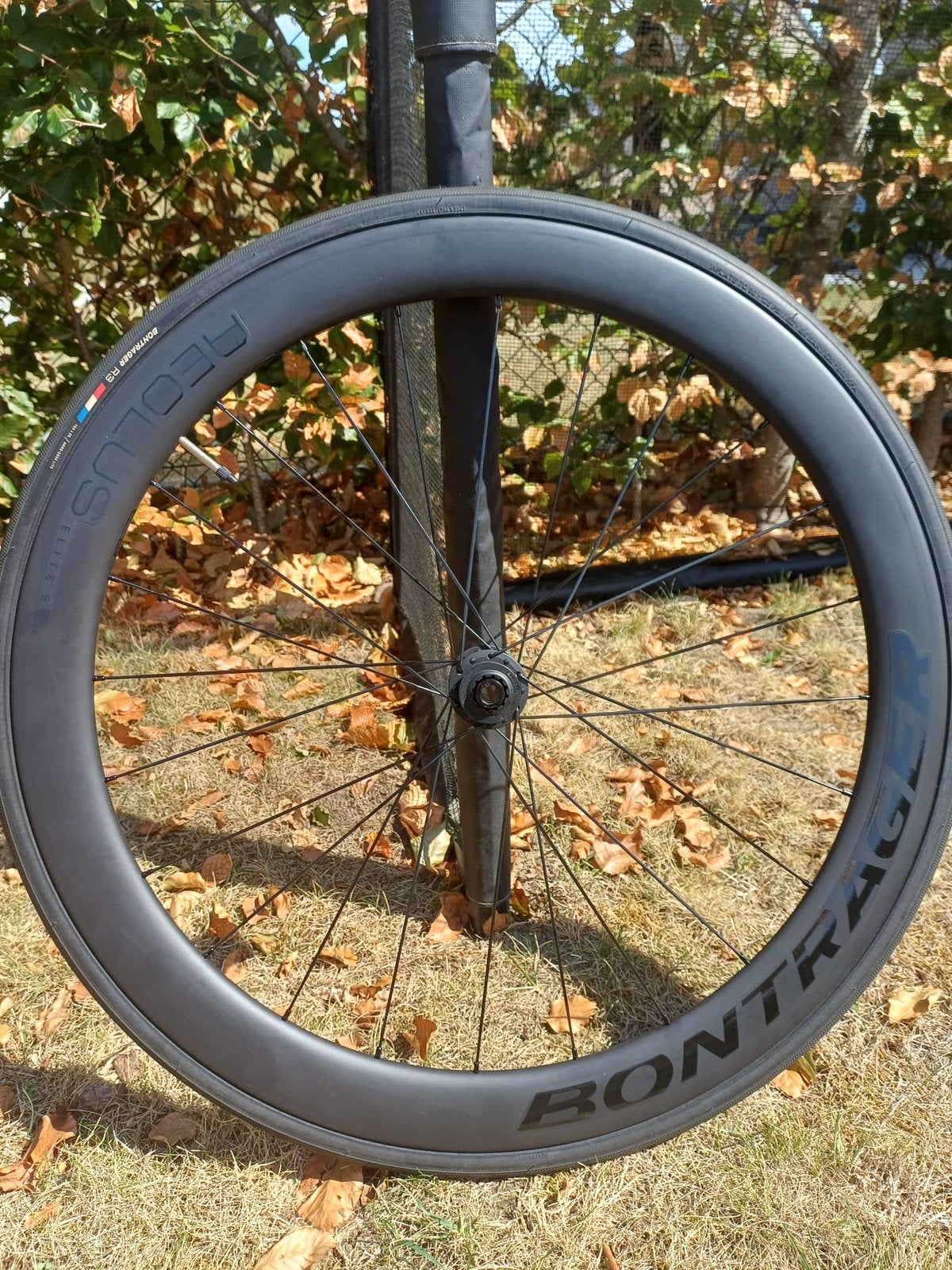 Wielset Bontrager Aeolus Elite 50 Carbon Tubeless – 12 speed, Fietsen en Brommers, Ophalen, Zo goed als nieuw, Carbon
